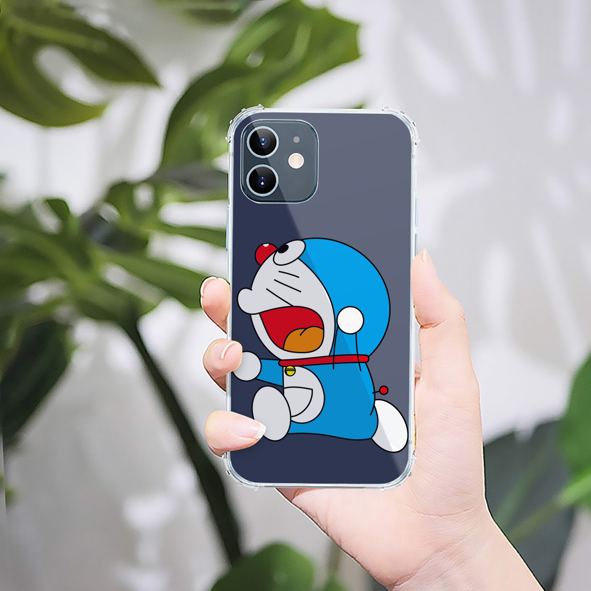（画像用） ドラえもん Doraemon 【iPhone 12シリーズ対応】透明スマホケース（クリアソフトケース）